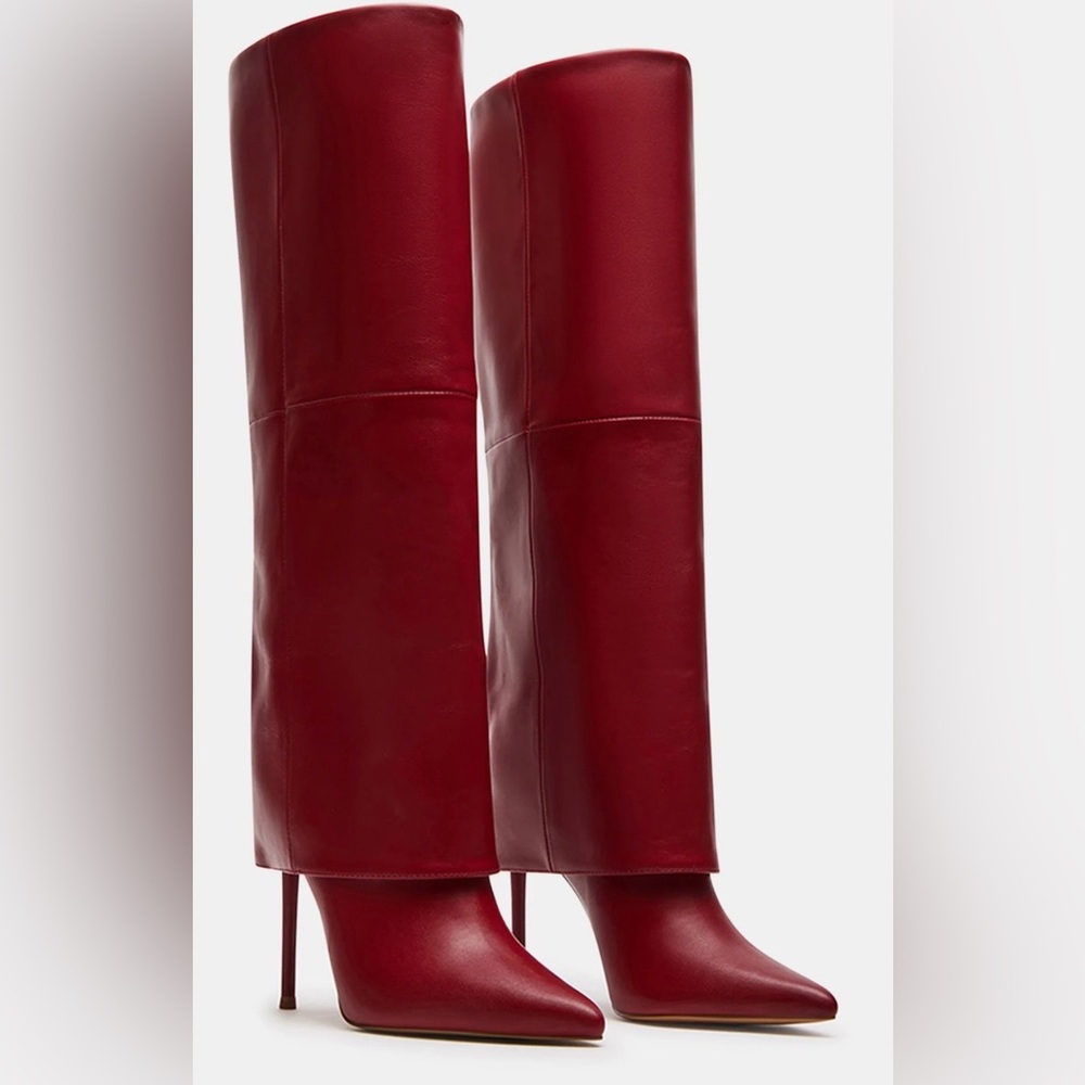 Steve Madden Smith Red Boots